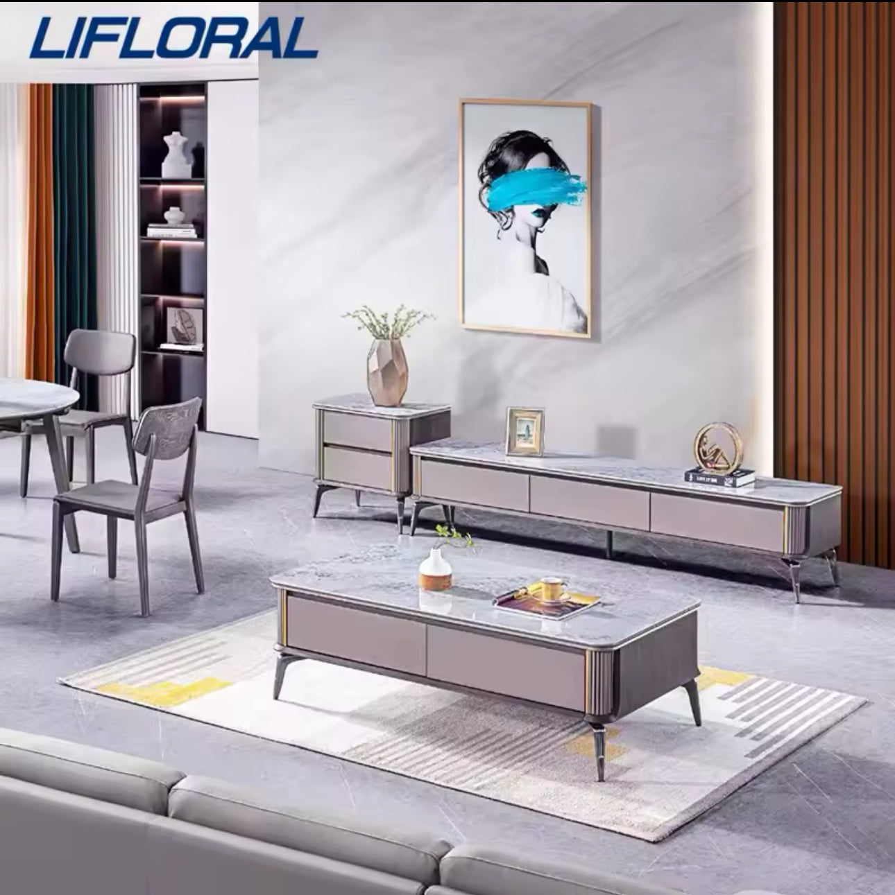 Pied de meuble en metal SABOT DORE H150mm N265-B (4pcs) - SQES