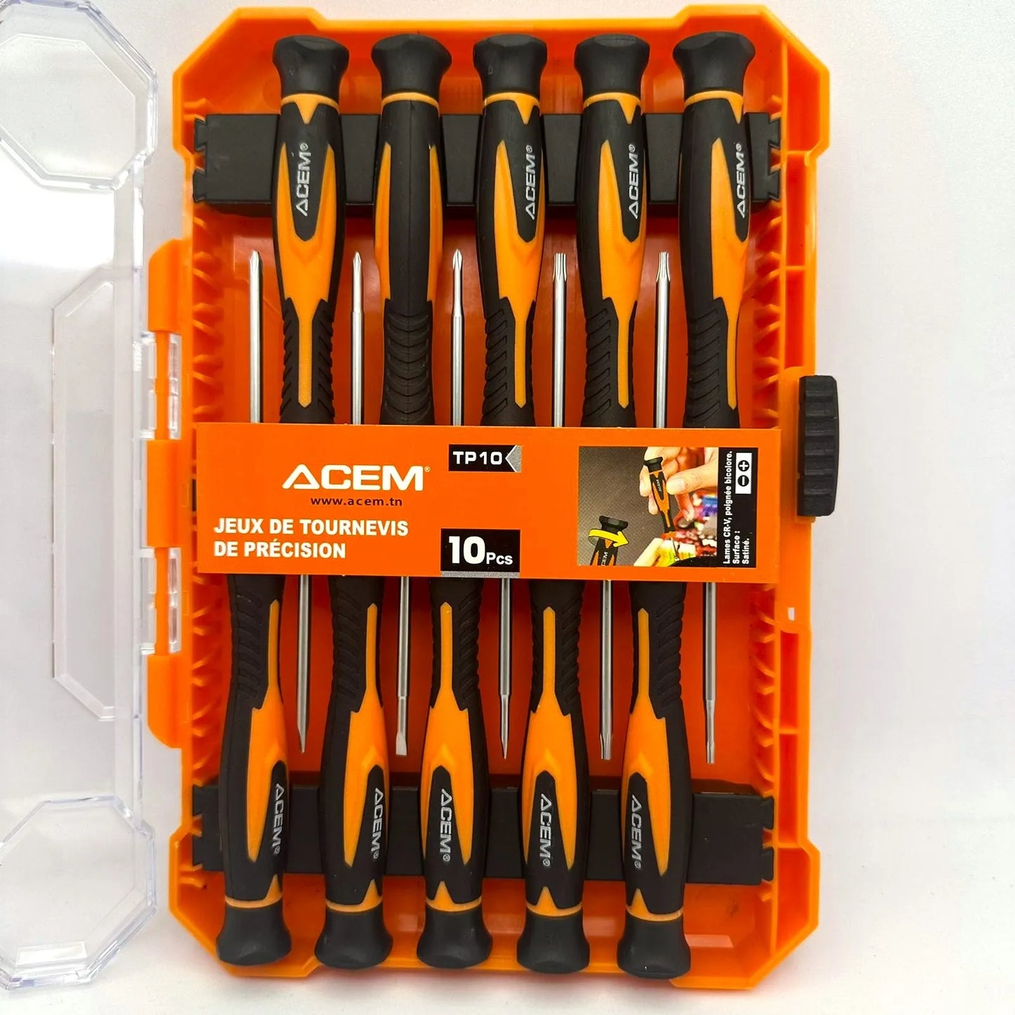 ACEM Jeux de tournevis de précision - multifonctions - 10pcs - SQES
