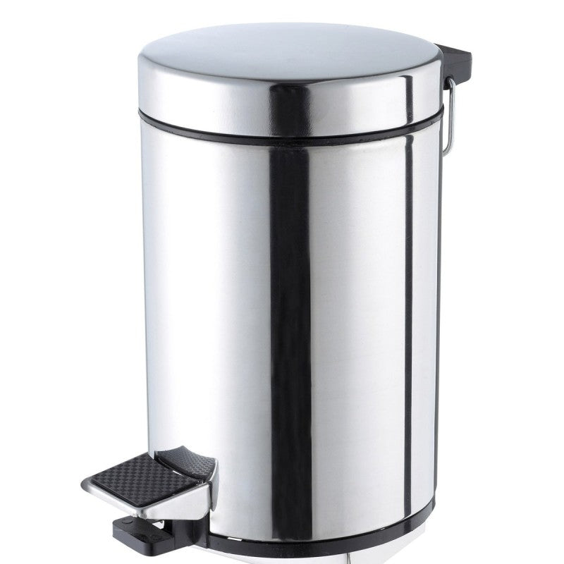 Ensemble Poubelle & Brosse WC Inoxydables – Design Premium & Hygiène Totale
