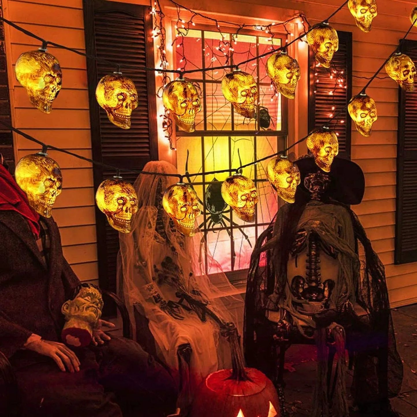 Guirlandes Lumineuse Halloween Tunisie - Tête de mort - SQES