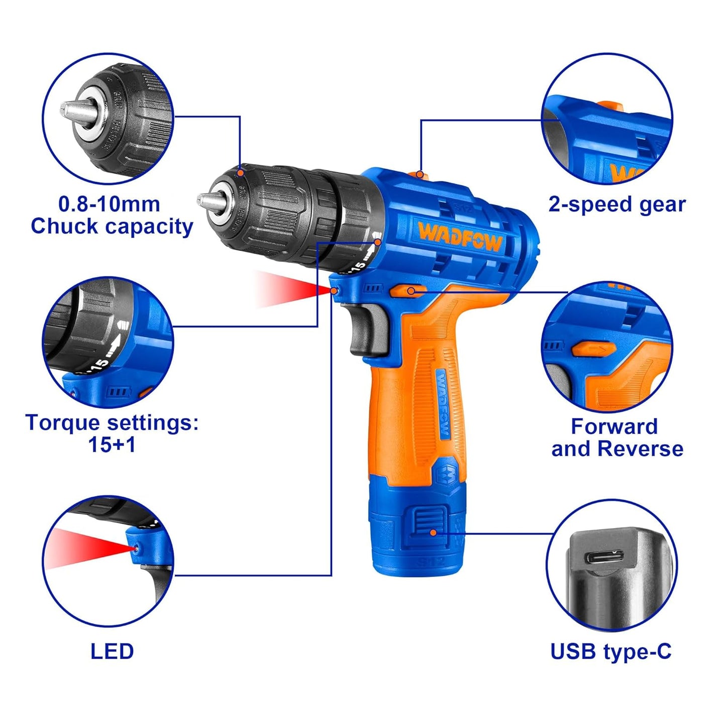 Visseuse Perceuse Sans Fil 12V – 32 Accessoires et Mallette