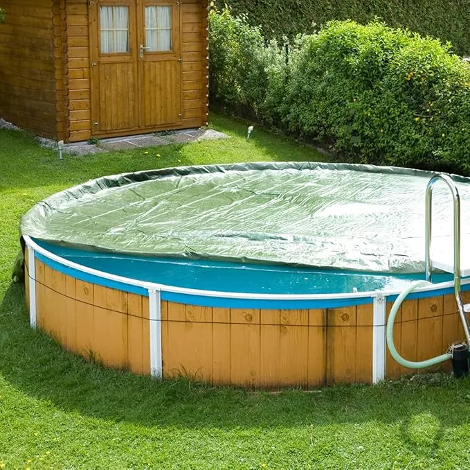 Lot de 2 Toiles à œillets Bicolore Dimensions 2.80 x 4.80 m, bâche de protection - SQES
