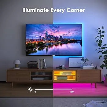 Ruban LED RGB 5m, smd5050 étanche, 16 couleurs, avec télécommande - SQES