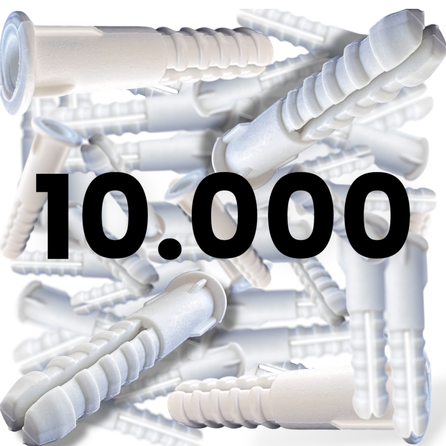 Cheville Plastique en PEHD – Résistance Maximale pour Fixations Solides 8mm