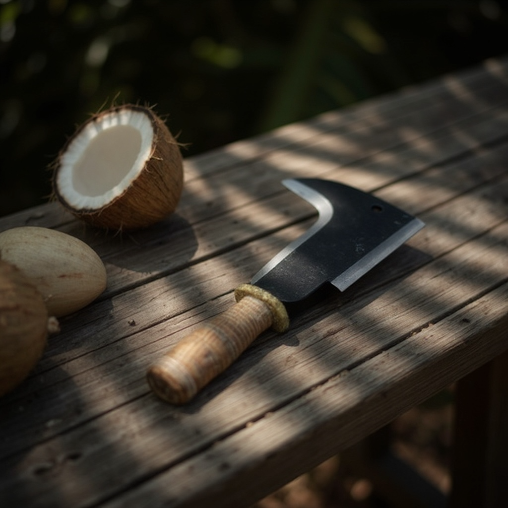 Serpe Manche Cuir 22cm Professionnelle Élagage Jardinage