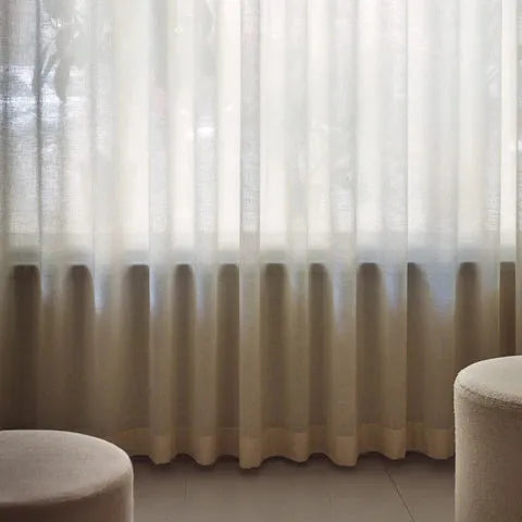 Store a vague - Tringle support rideau wave - Aluminium blanc avec accessoires - SQES