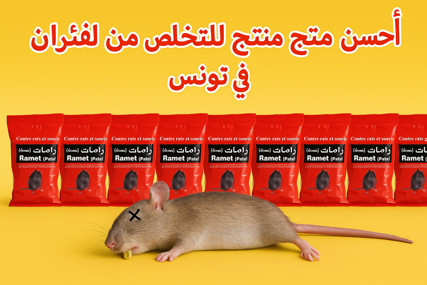 منتجات رامات متعددة مع فأر ميت مكبر