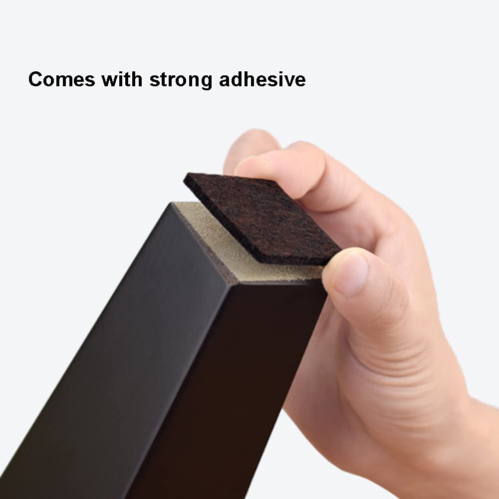 Patin Feutre Adhésif 70mmX85mm à découper Marron Antidérapant