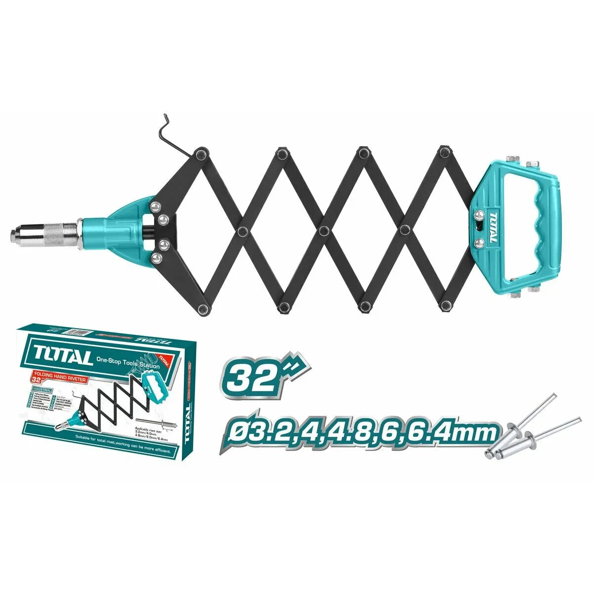 Pince a rivet manuelle - Riveteuse à main pliante 32″ - SQES
