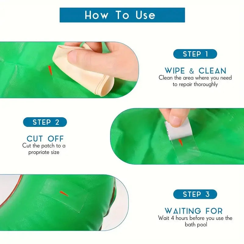 PATCH DE REPARATION PISCINES ET CHAMBRE A AIR BOSS TAPE - SQES