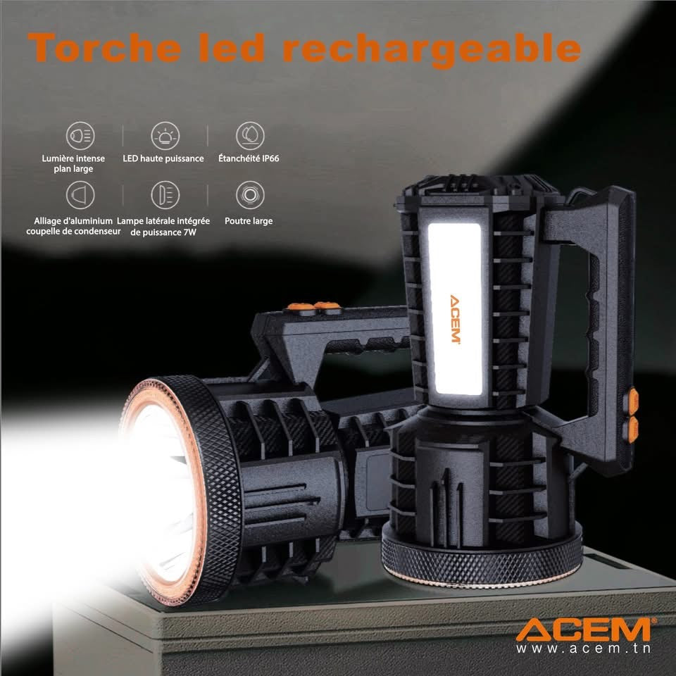 Torche LED Rechargeable 30W – TL430