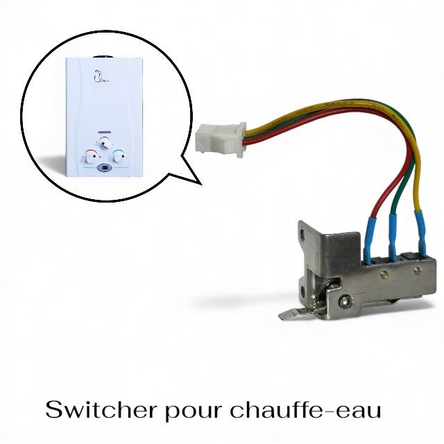 Micro-Interrupteur Trois Fils pour Chauffe-Eau à Gaz