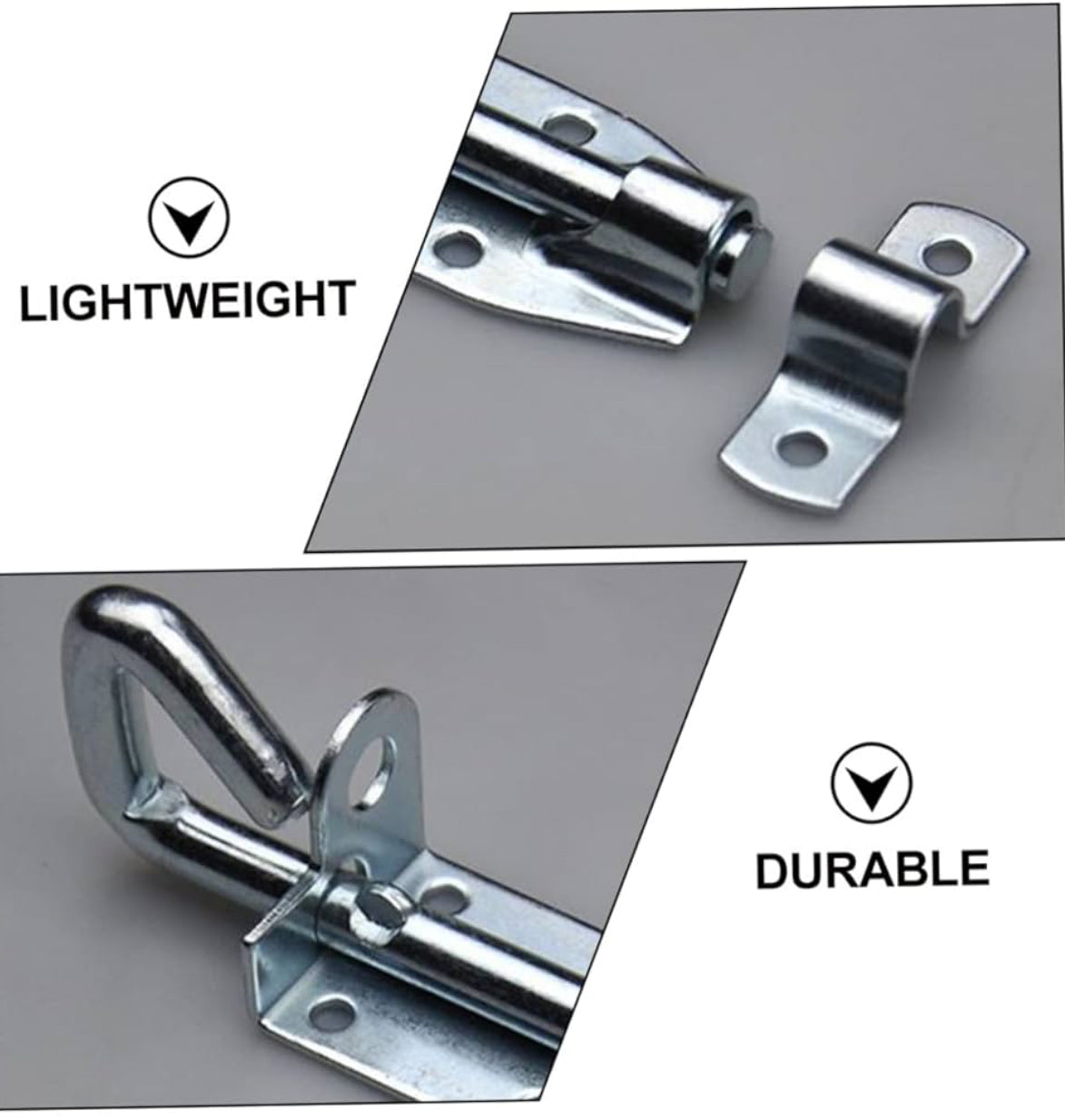 Verrou de porte en Acier inoxydable, Cadenassable, 152mm