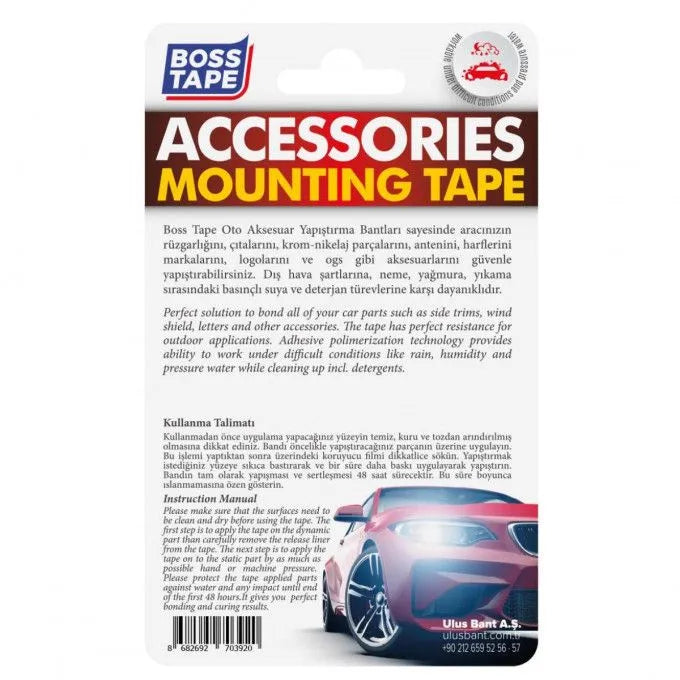 Ruban double faces BOSS TAPE pour accessoire de véhicule - SQES
