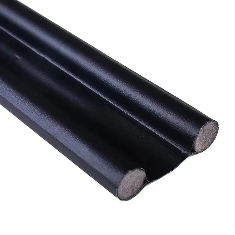 BOSS TAPE Boudin de Porte Isolant Froid, avec Double Joint en simili Cuir NOIR - SQES