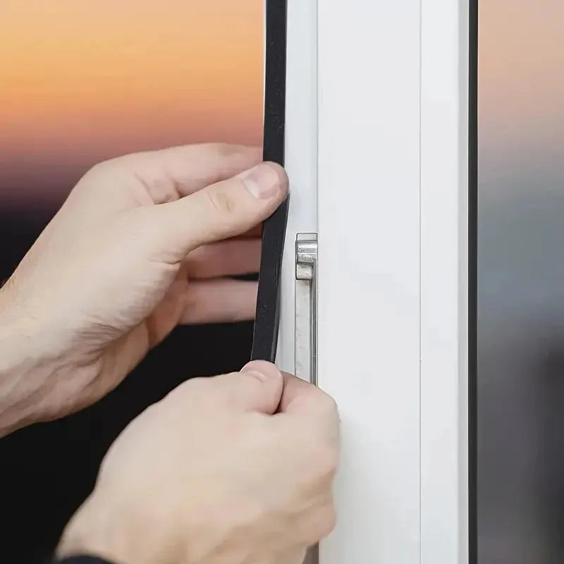BOSS TAPE Joint d'étanchéité pour porte , fenêtre, isolation thermique, EPDM 6mm, MARRON - SQES