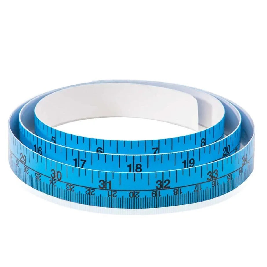 BOSS TAPE Ruban Mètre de tailleur autoadhésif 10mmx1m bleu - SQES
