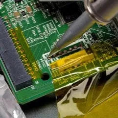 BOSS TAPE Ruban adhésif avec silicone pour carte de circuit imprimé Polyimide Kapton +260° 9mmx33mt - SQES