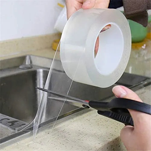 BOSS TAPE Ruban de Calfeutrage Cuisine et Salle de Bain (TRANSPARENT) - SQES