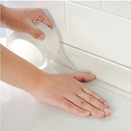 BOSS TAPE Ruban de Calfeutrage Cuisine et Salle de Bain (TRANSPARENT) - SQES