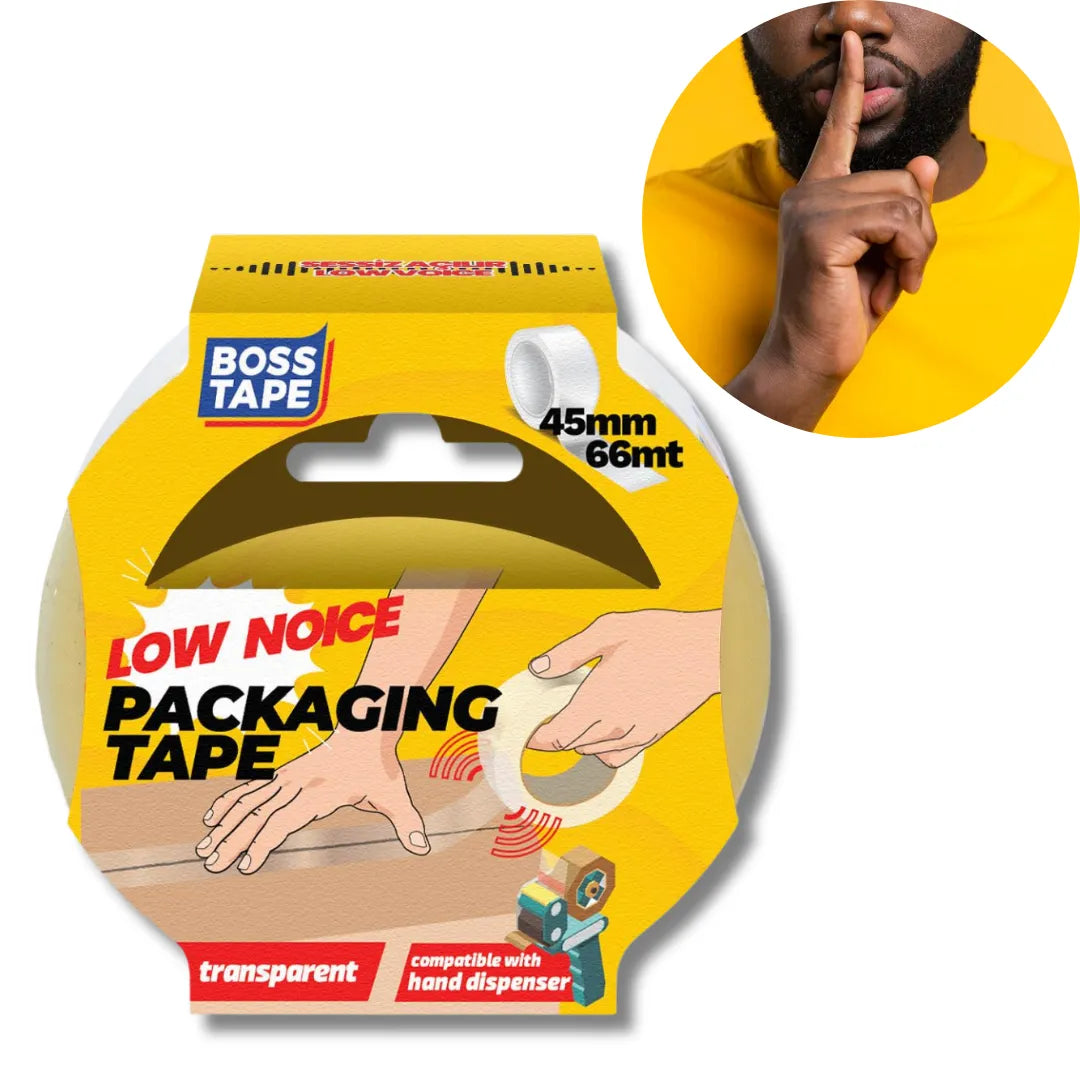 Ruban Adhésif pour Emballage de Cartons – Silencieux 45mmx66m - SQES