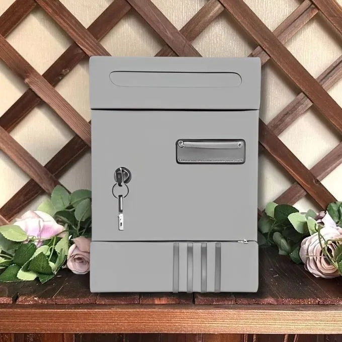 Boîte aux lettres - Boite postal - Inoxydable - 2500AR - Gris - SQES