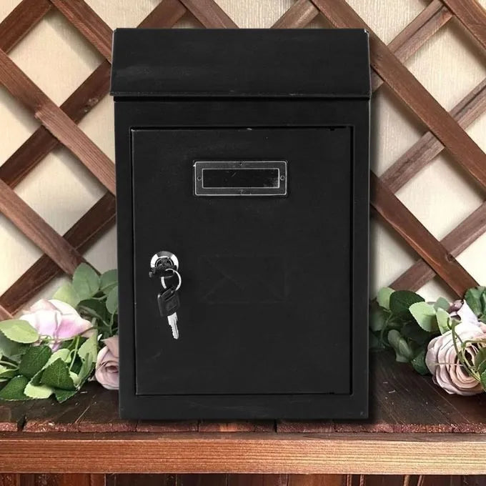 Boîte aux lettres - Boite postal métallique - Noir - SQES