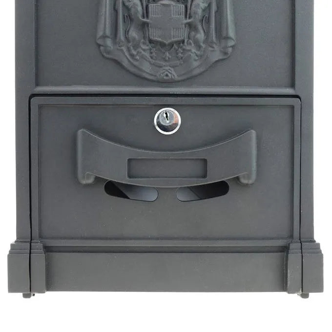 Boîte aux Lettres en Aluminium - Gris - Boite postal - Rustique - Inoxydable - SQES