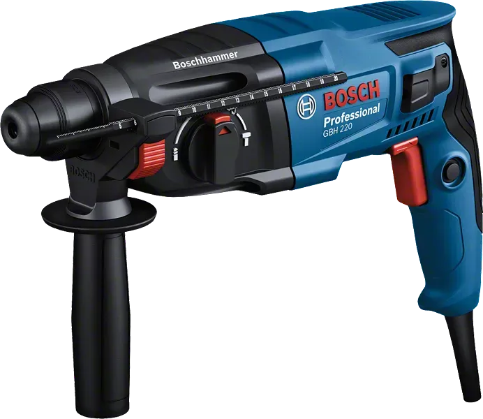 Bosch Marteau Perforateur - GBH 220 DFR - SDS + 720 W - SQES