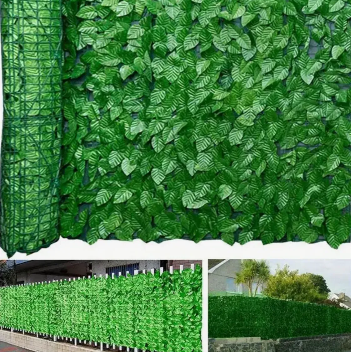 Haie Artificielle Brise Vue Feuillage Brise Vue Feuillage 1M X 3M,Panneaux De Clôture Plantes