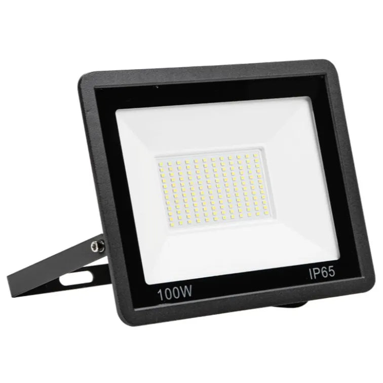 Projecteur LED 100W, 6500K, Luminaire Exterieur Pour Patio, Terrasse, Jardin, Garage, Usine - SQES