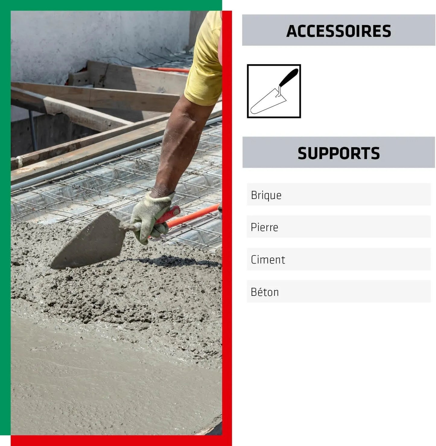 Ciment Noir Pour tous travaux courants de maçonnerie - Seau 5kg - SQES