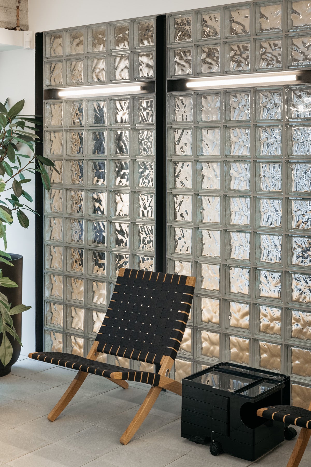 Brique de Verre - Wave 19x19x8cm - Effet Vague Design