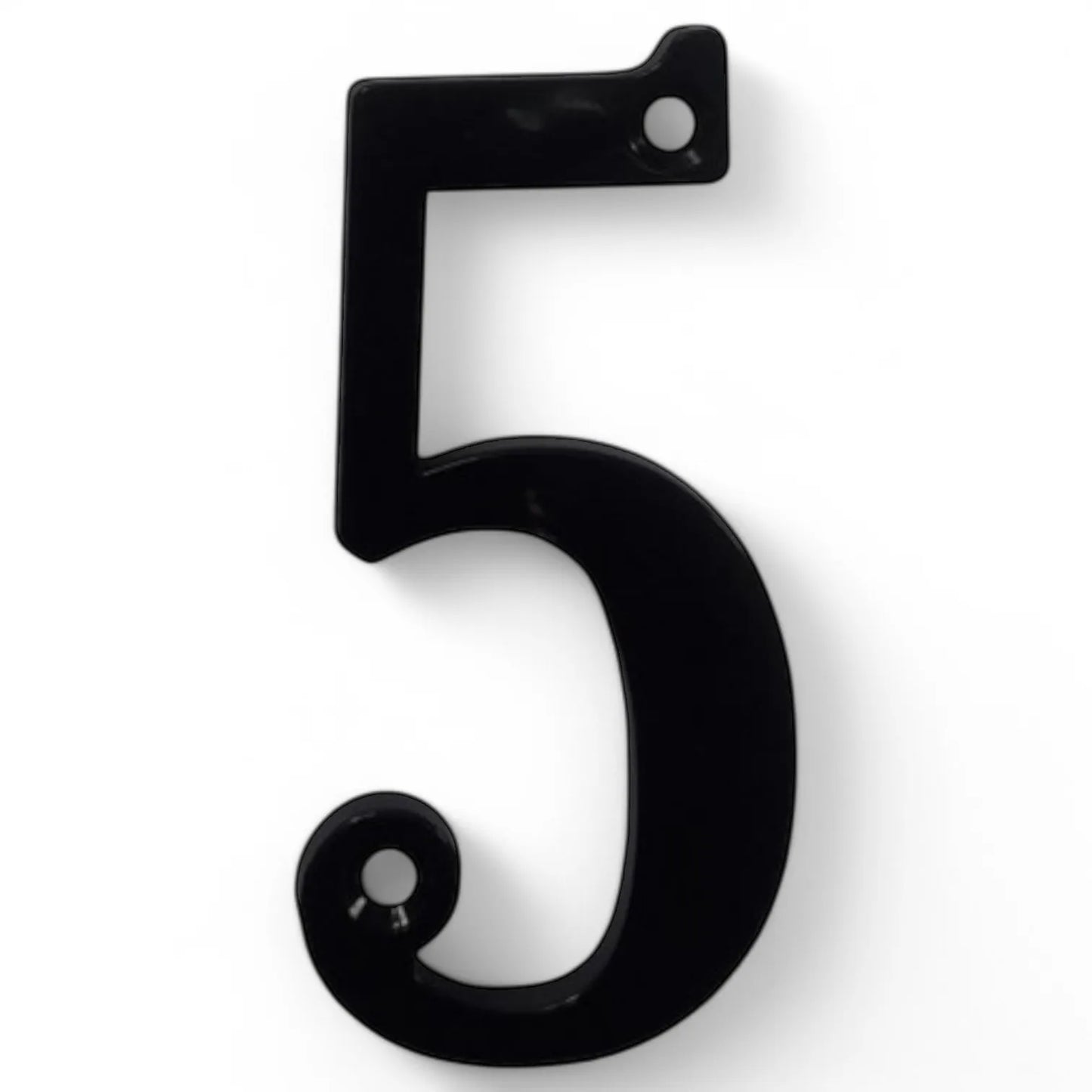 Numéro 5 de maison en plastique Noir - SQES