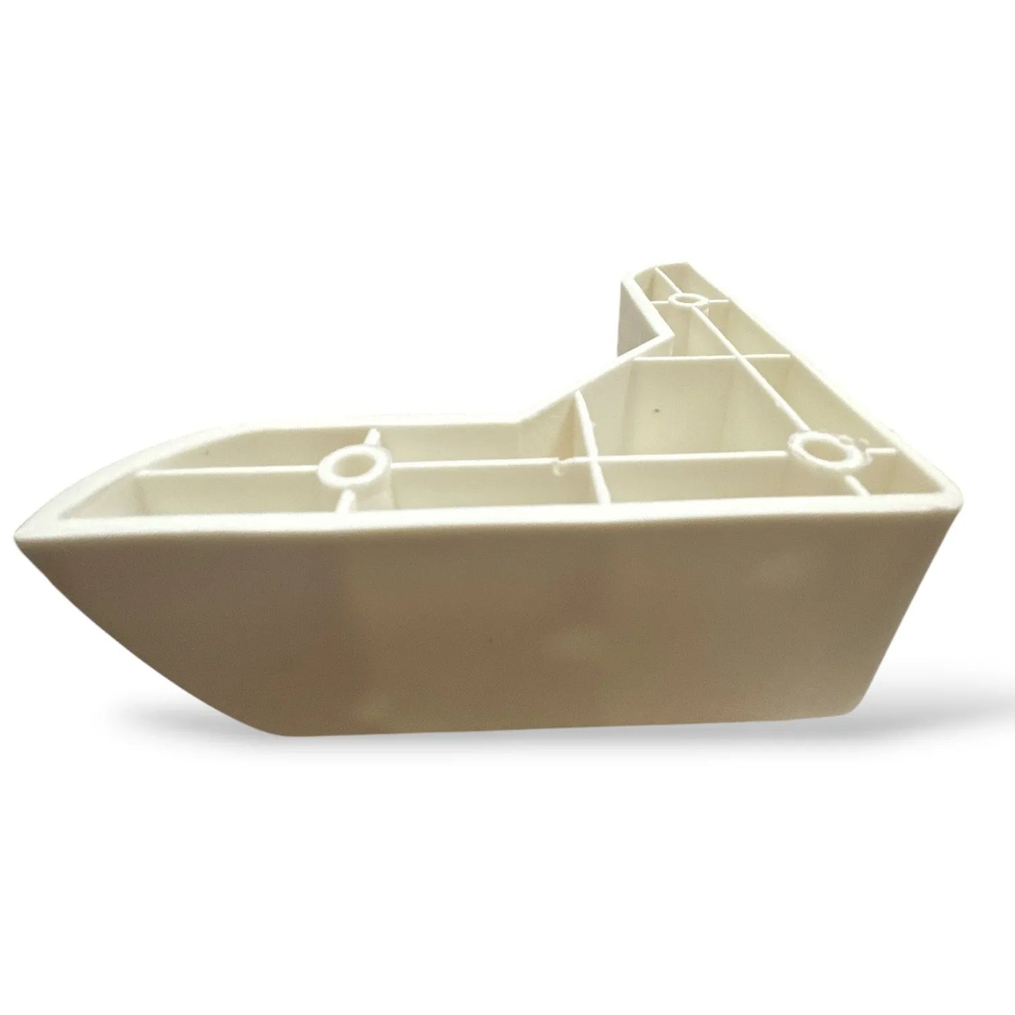 Pieds de meuble forme L en plastic 11cmX11cm H5cm - Lot 8pcs BLANC - SQES