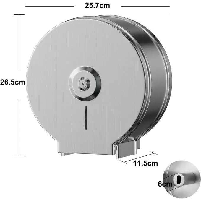 Distributeur Papier Hygiénique de toilette - inox - SQES