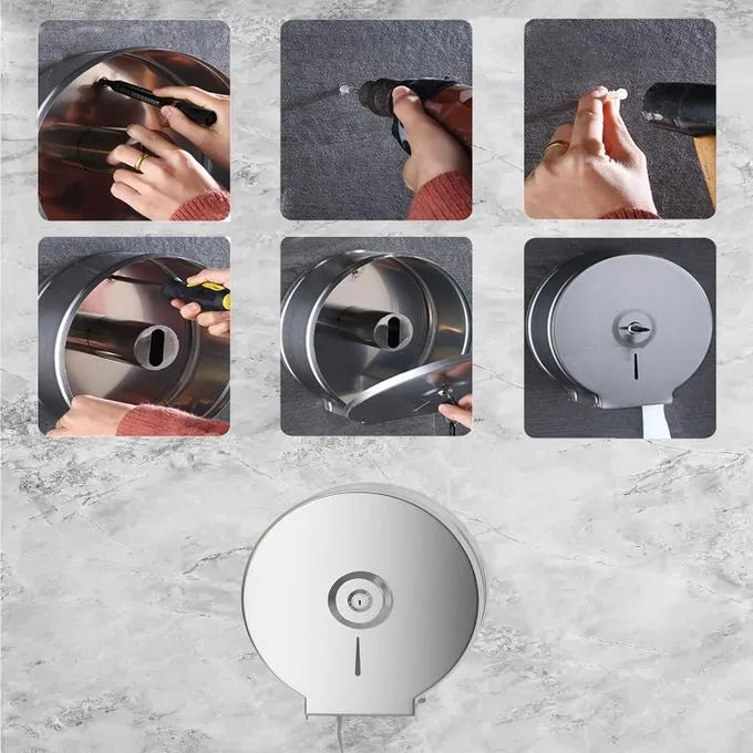 Distributeur Papier Hygiénique de toilette - inox - SQES