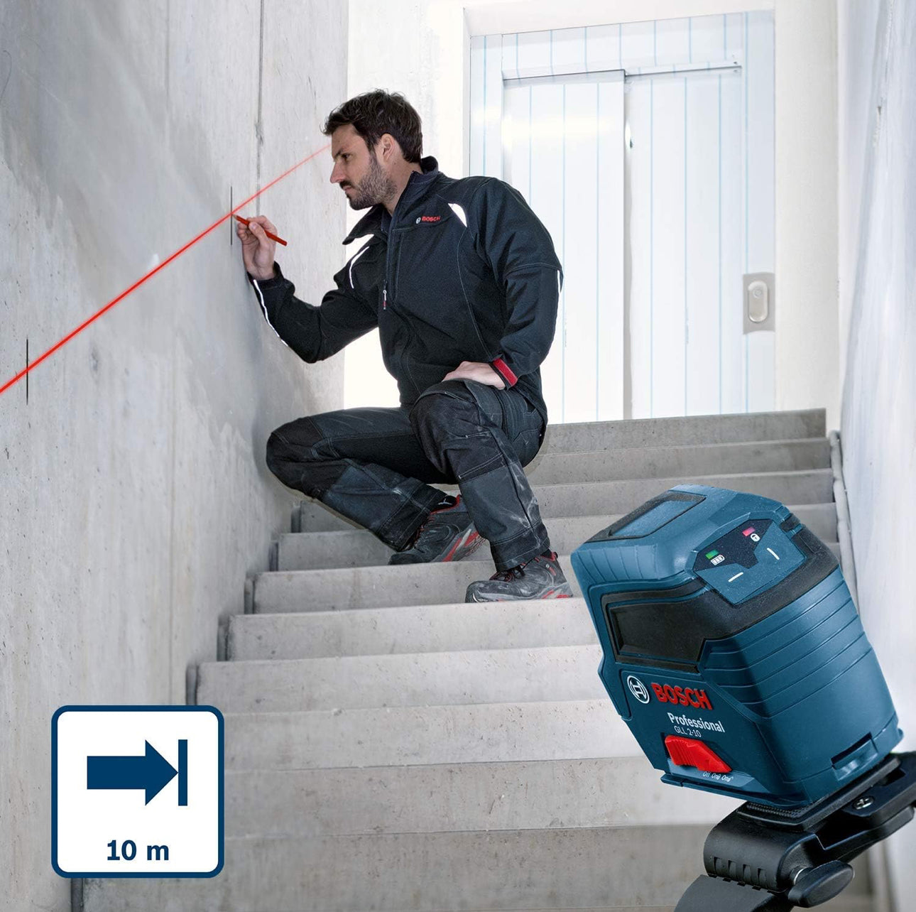 Metre Laser lignes Bosch GLL 2 Professional