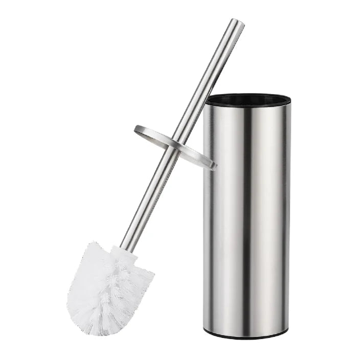 Ensemble Poubelle & Brosse WC Inoxydables – Design Premium & Hygiène Totale