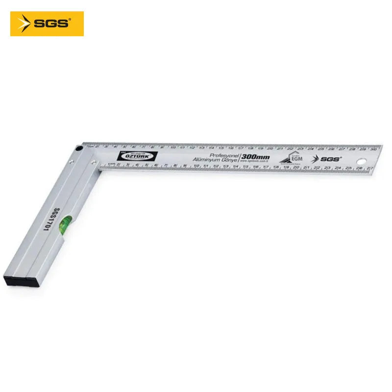 Equerre de Menuisier avec Niveau 350mm - SQES