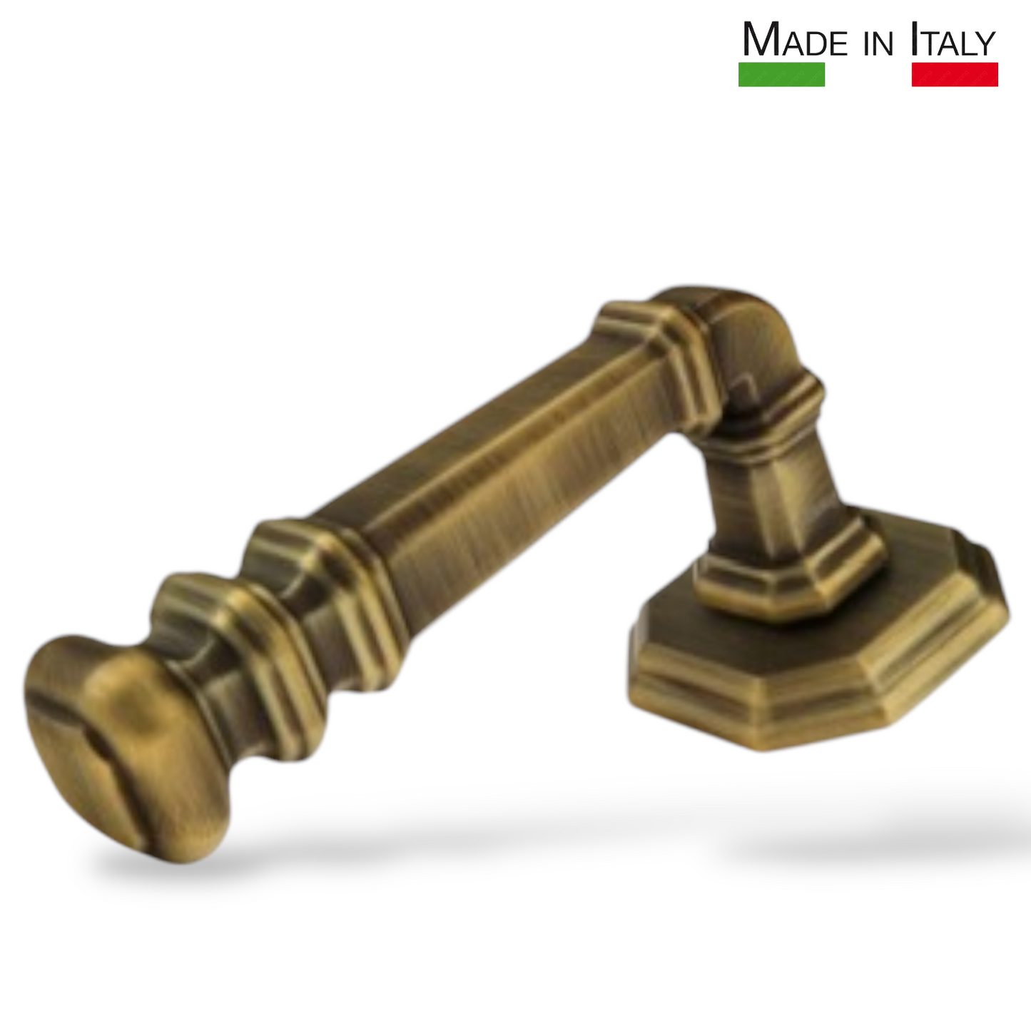 Poignées de porte à rosace carré - Bronze - pt ( 2pcs ) - SQES
