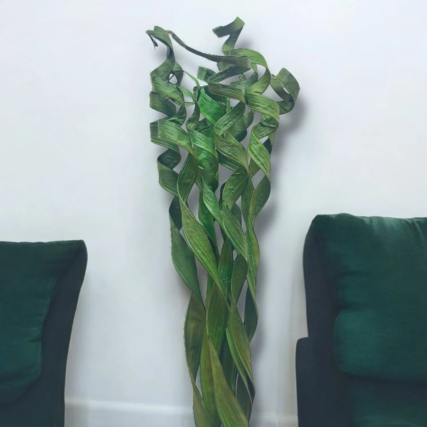 Palme bouclé pour decoration interieur 1,5m vert 10branches - SQES
