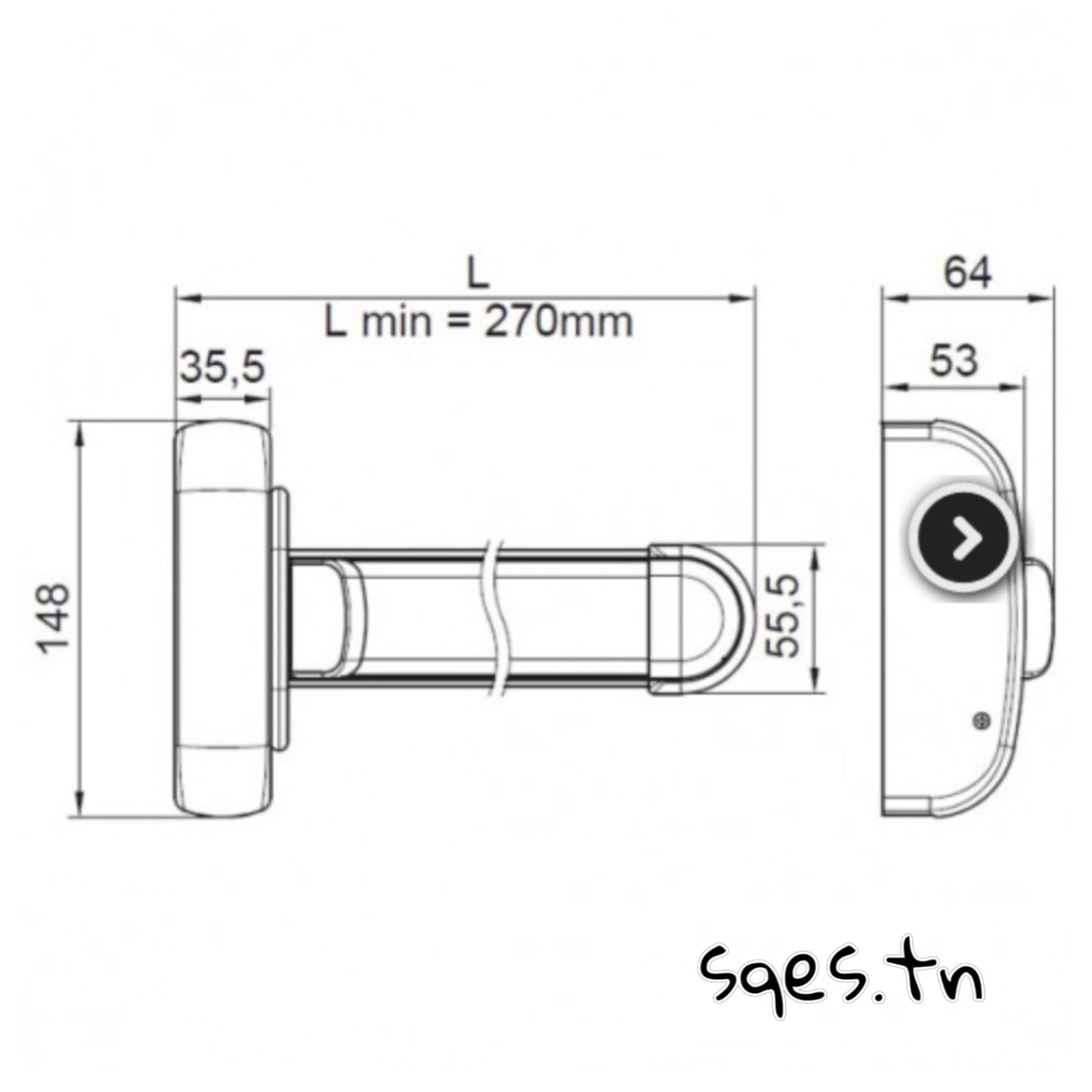 Serrure Antipanique Push 2 Points REF 602