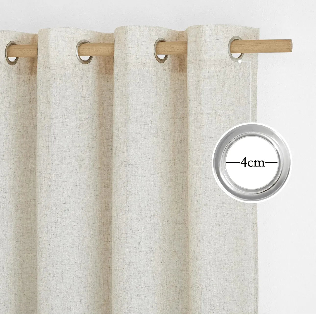 Rideau effet bouclette 2,5mx2,8m «Venizia» - SQES