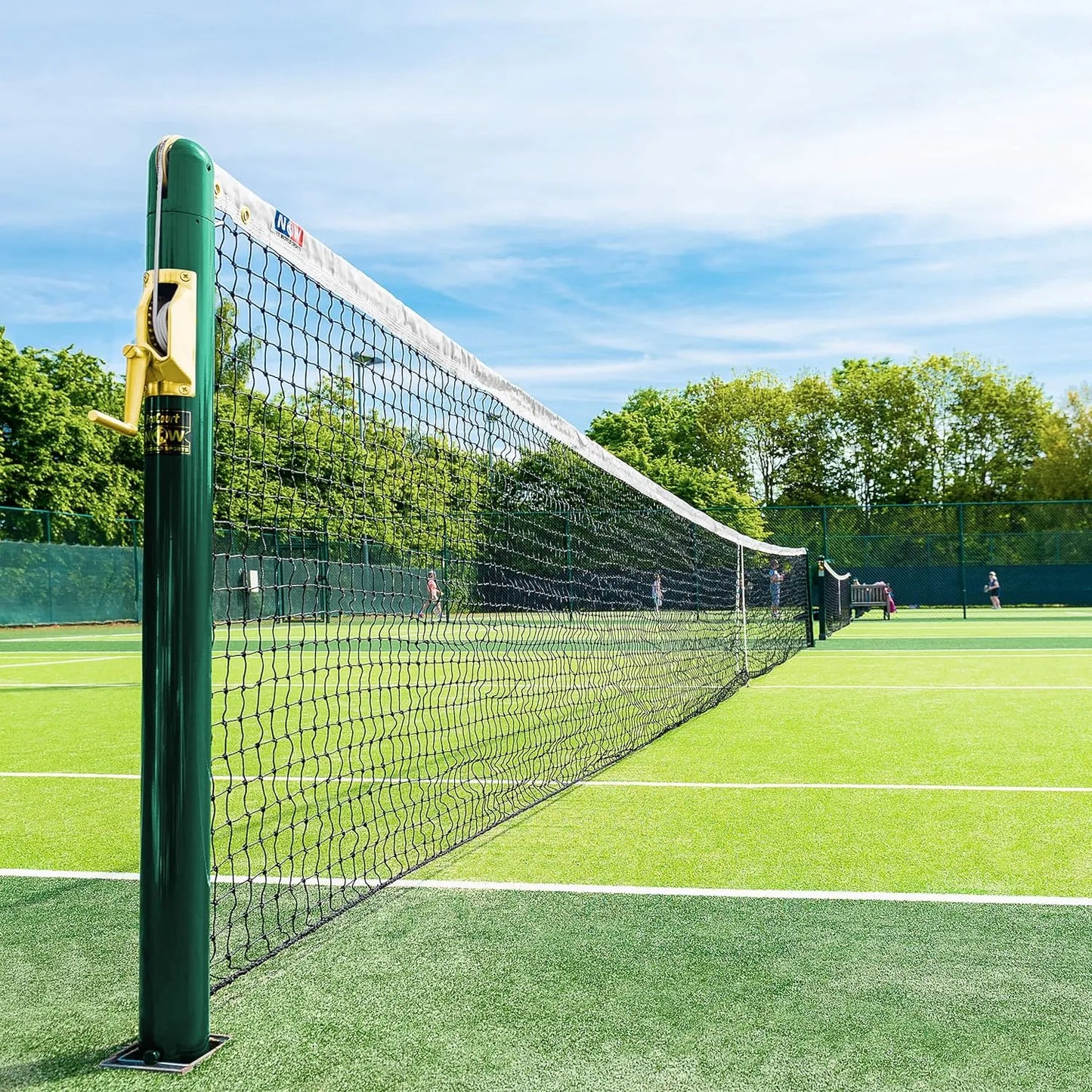 Filet de tennis pour la compétition et l'entraînement (12.8mX1.0m) - SQES