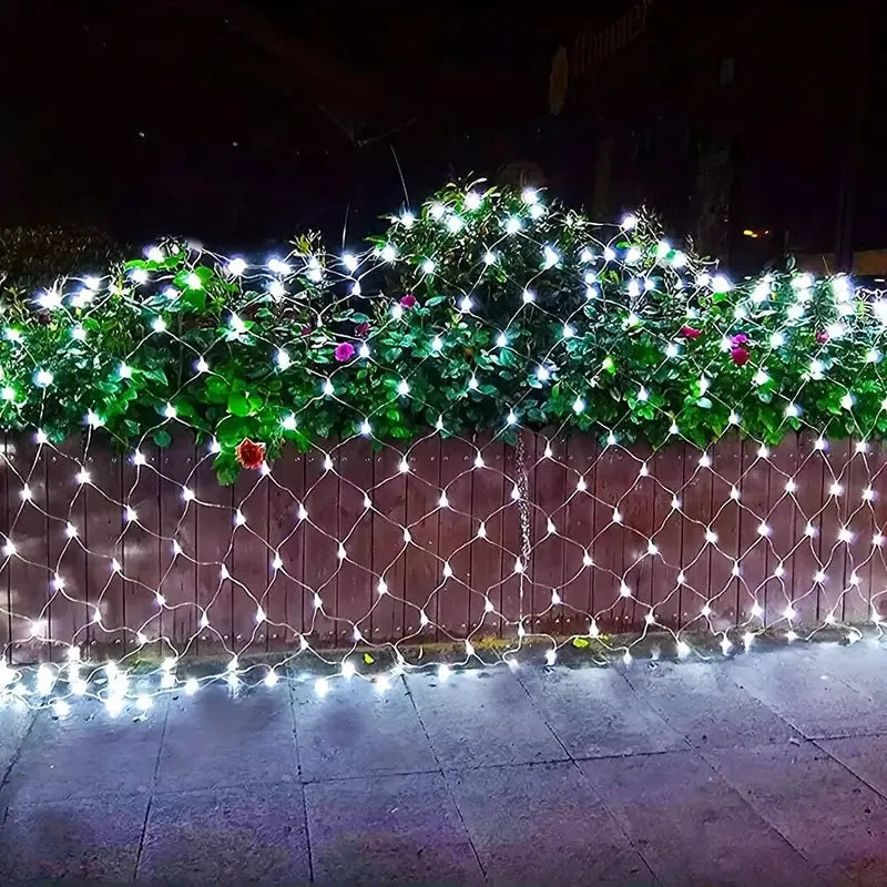 Filet lumineuse 240 LED - Guirlande - 3Mx3M - BLANC - SQES
