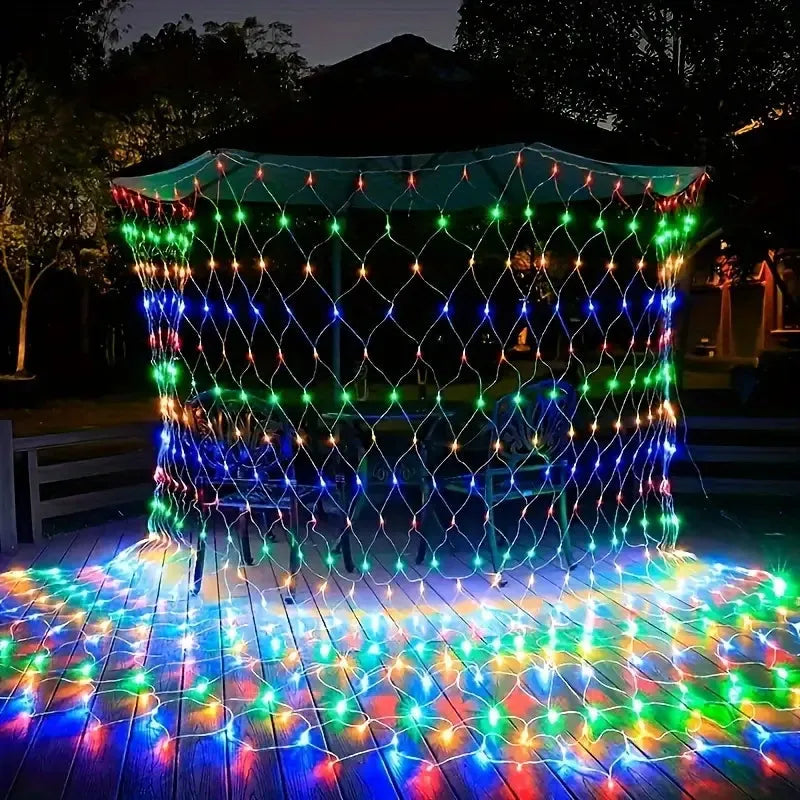 Filet lumineuse 240 LED - Guirlande - 3Mx3M - RGB - SQES