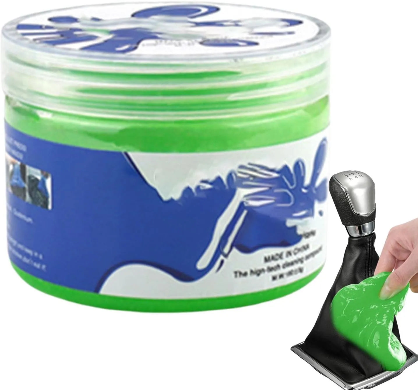 GEL NETTOYANT, SUPER CLEAN SLIME, SLIME NETTOYANT POUR VOITURE - SQES