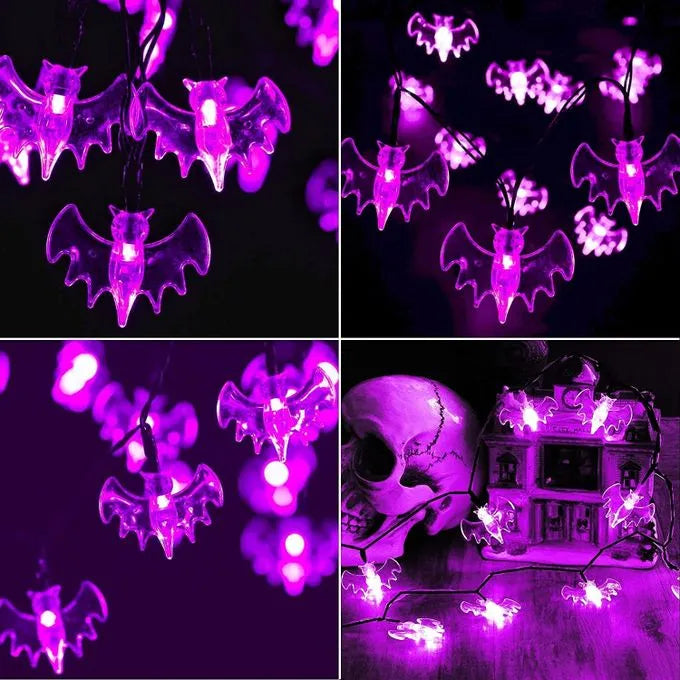 Guirlande LED lumineuse halloween Tunisie - fantômes - SQES