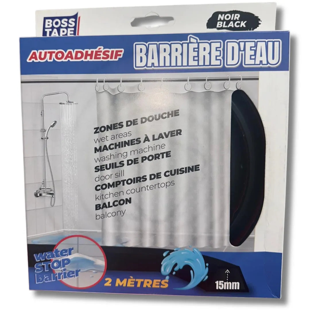 BOSS TAPE Ruban adhésif de Douche BOSS TAPE - Barrage Eau De Seuil - Joint Stop eau - 2metre - SQES